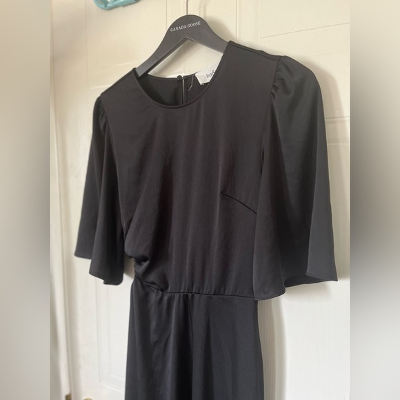 BA&SH Satin Black ‘Lady Dress’ - Picture 3 of 15